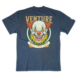 CLOWN T-SHIRT - NAVY WASH