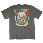CLOWN T-SHIRT - GREY WASH